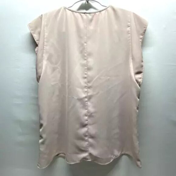 Express Blouse Women’s Large Pink Sleeveless Ladies Office Wear Top Comfortable - Picture 6 of 10